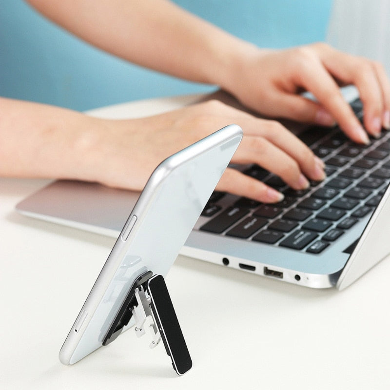 Käytännöllinen ja säädettävä taitettava puhelintuki